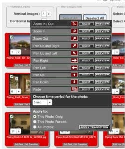 Edit Transition tool
