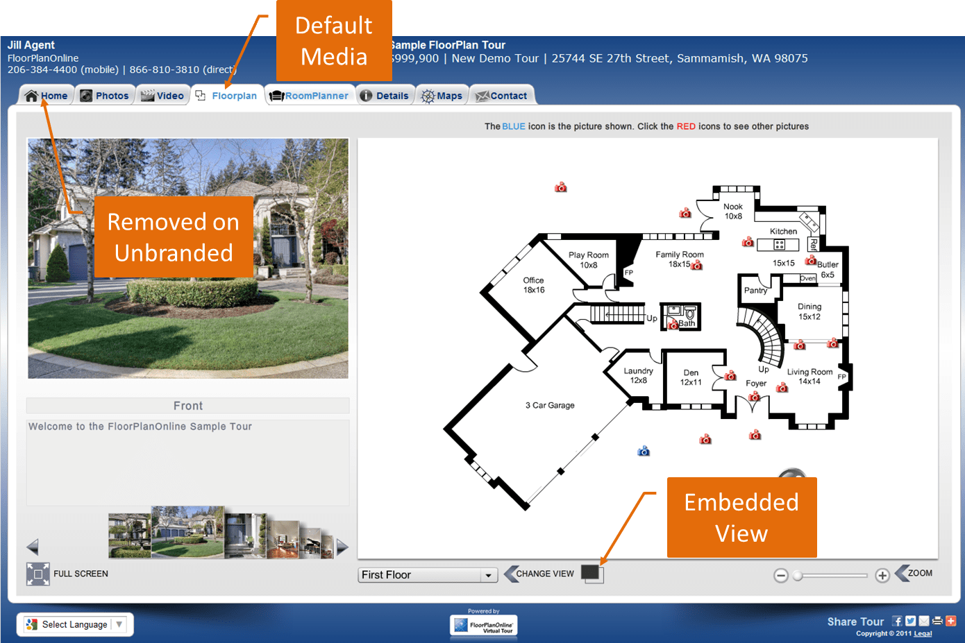 Tabbed FloorPlan view
