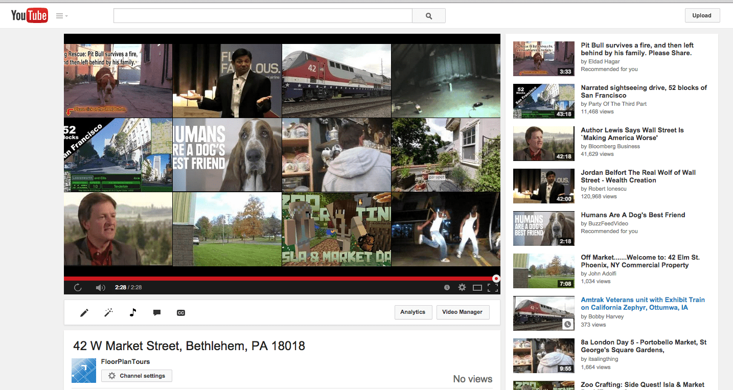 Youtube suggested videos