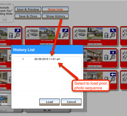 New Photo & Video History Setting
