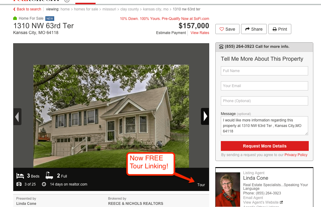 FREE Realtor.com Linking!