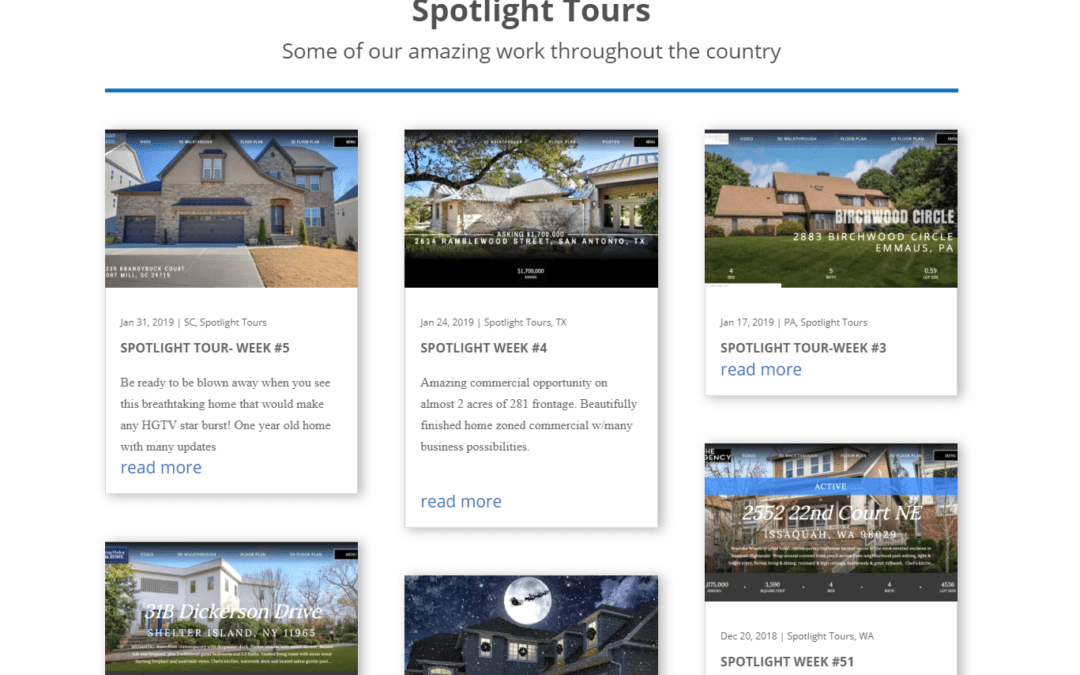Introducing our Spotlight Tour Gallery