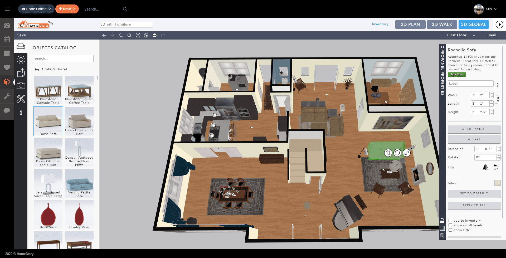homediary 3D spaces
