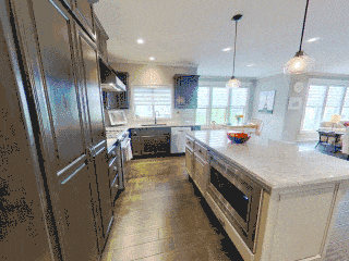 a video of the matterport and first person walk through.