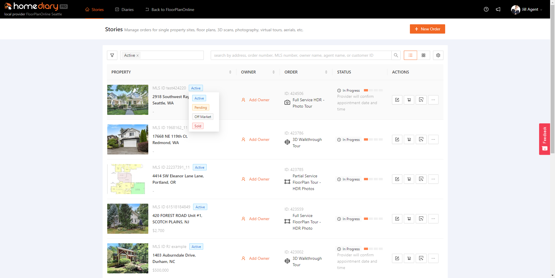 homediary story management